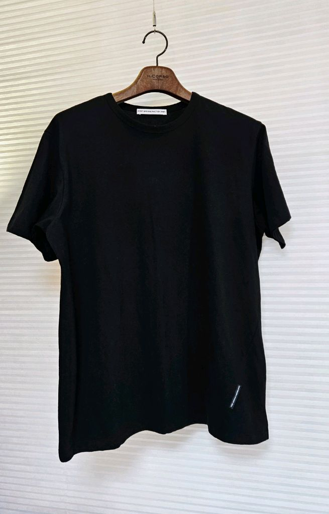 PAF] 포스트 아카이브 롱슬리브리스 반팔티 검정 이미지