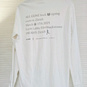 PAF] 포스트 아카이브 롱슬리브리스 긴팔티 화이트 이미지