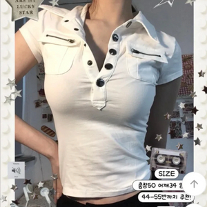 거의새거)에이블리 카라 포켓 지퍼티 반팔티셔츠 보헤미안서울 미스치프 쓰리타임즈 에이블리 지그재그 이미지