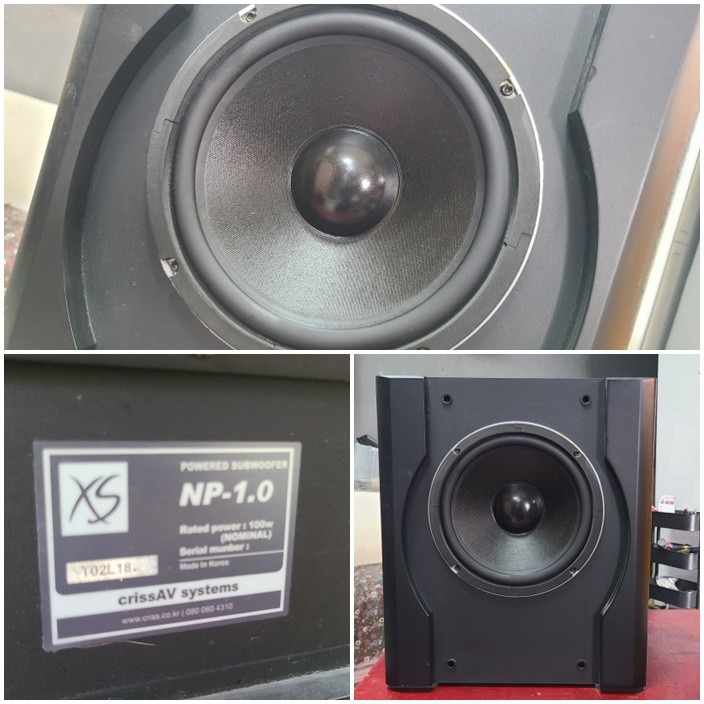 크리스 10인치 서브우퍼(별똥이오디오) 이미지