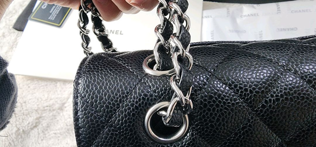 샤* 캐비어가죽 클래식 미듐 스타일 제품 정 품 급 최 고 퀄 이미지