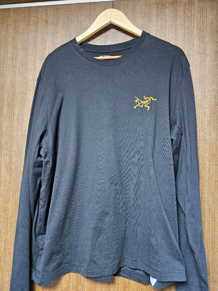 아크테릭스 아크멀티 버드 로고 롱슬리브 티셔츠 블랙 xl 이미지