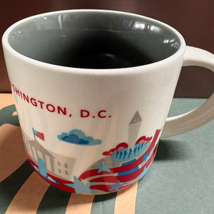 스타벅스 시티머그 시티컵 유아히어 워싱턴 DC새상품 이미지