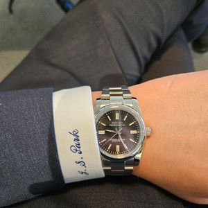 세이코 오이스터퍼페츄얼 검판 NH38 오토매틱 시계 이미지