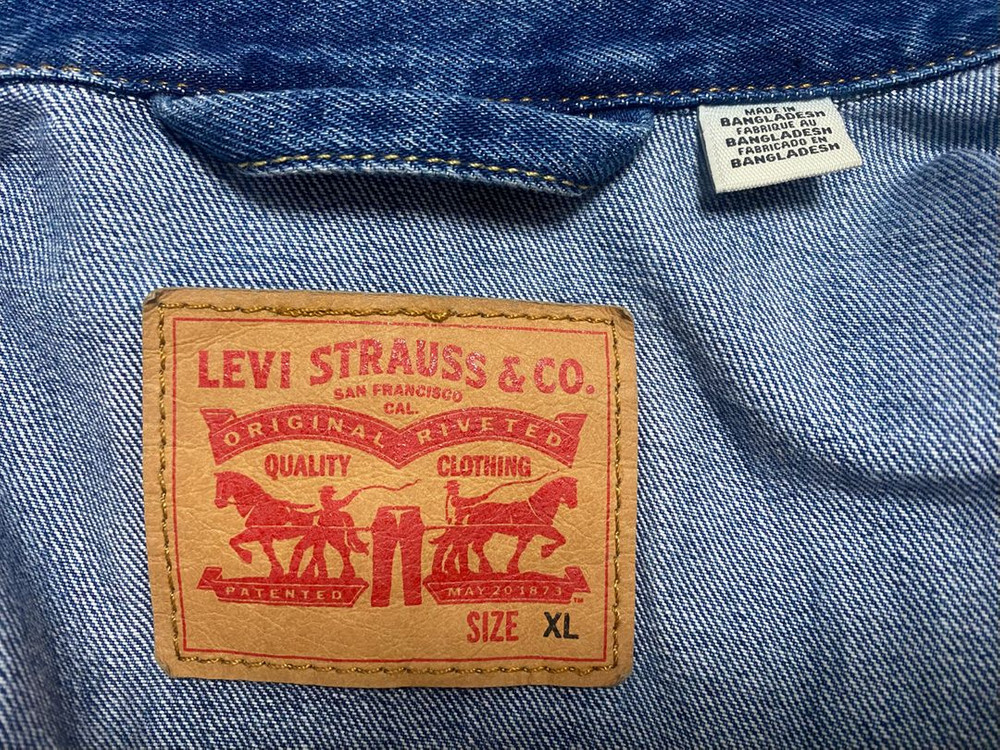 남성 리바이스 청자켓 XL 사이즈 데님 점퍼 Levis 이미지