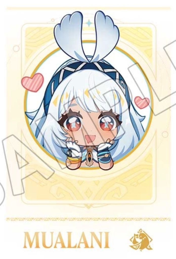 원신 맘스터치 콜라보 말라니 올로룬 아크릴, 포카(리딤O) 이미지