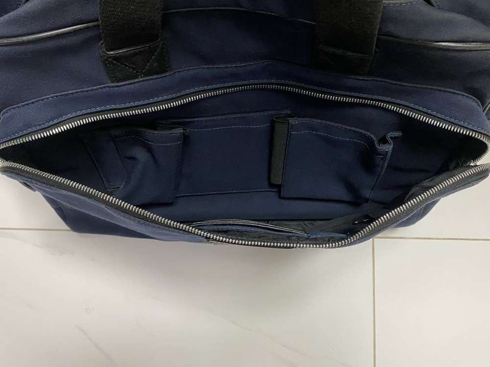 남성 코치 네이비 크로스 메신저백 100% 정품 Coach 서류 가방 이미지