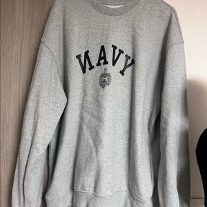 에스피오나지 NAVY 맨투맨 L 사이즈 회색