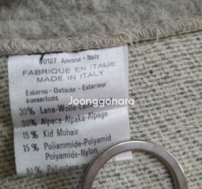 (가격인하) 정품 ITALY BYBLOS 이태리 수입 남성 코트 Size 50 이미지