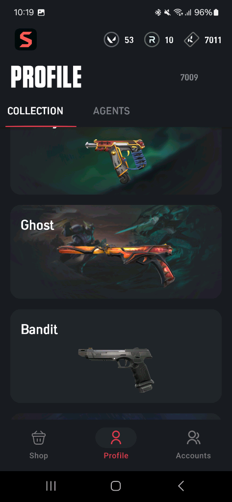 발로란트 아시아 고스펙 굿즈 급처 이미지