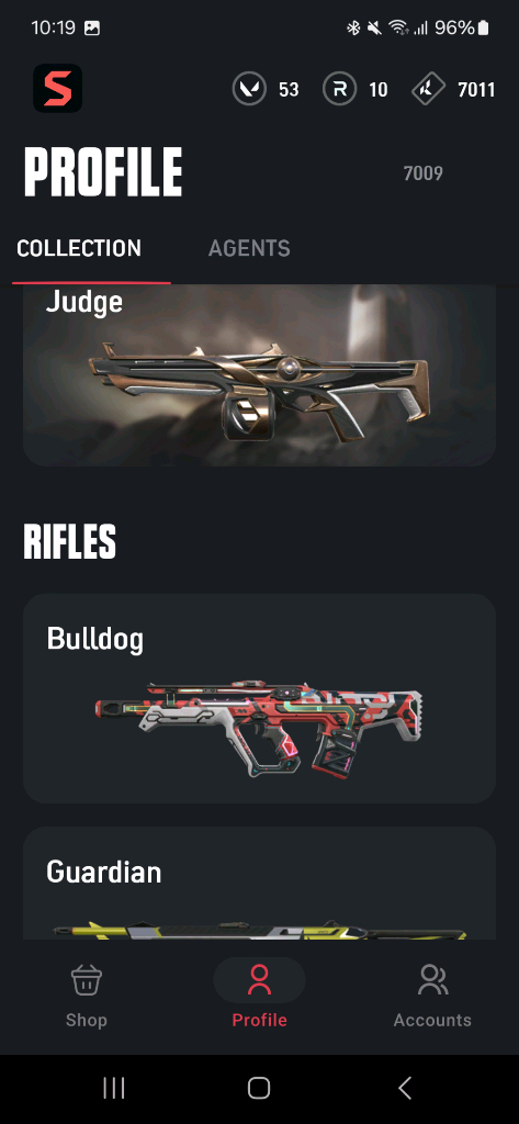 발로란트 아시아 고스펙 굿즈 급처 이미지