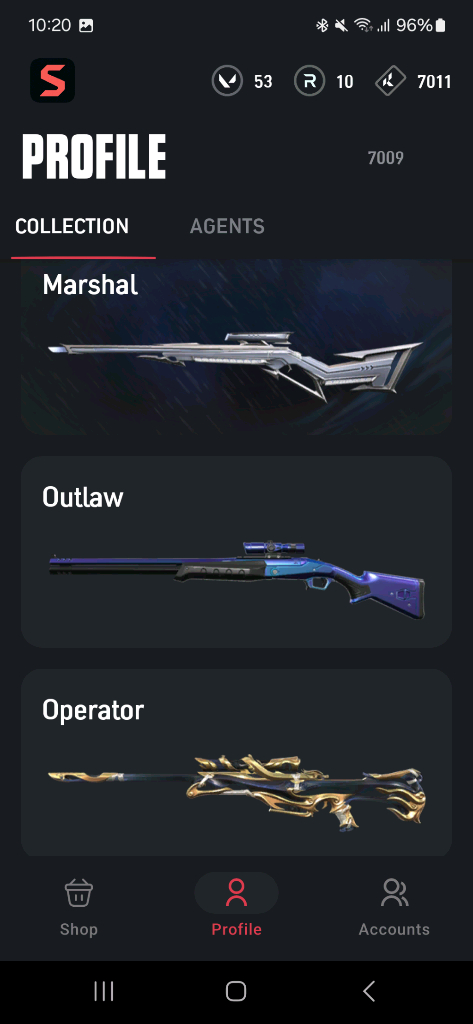 발로란트 아시아 고스펙 굿즈 급처 이미지