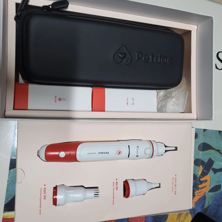 펫닥 펫토이 스캐너( 체온계.온습도.귀보기) 반려동물용 이미지