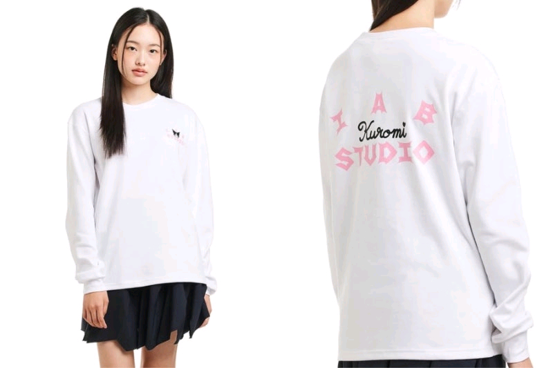 아이앱 스튜디오 쿠로미 롱슬리브 화이트 L 이미지