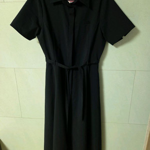 라코스테 여성 린넨 25ss 반팔 셔츠 원피스 다크네이비 38사이즈 새옷 이미지