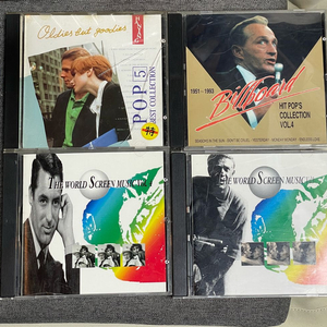 CD 팝송 영화음악 앨범 4개 세트 3천원 이미지