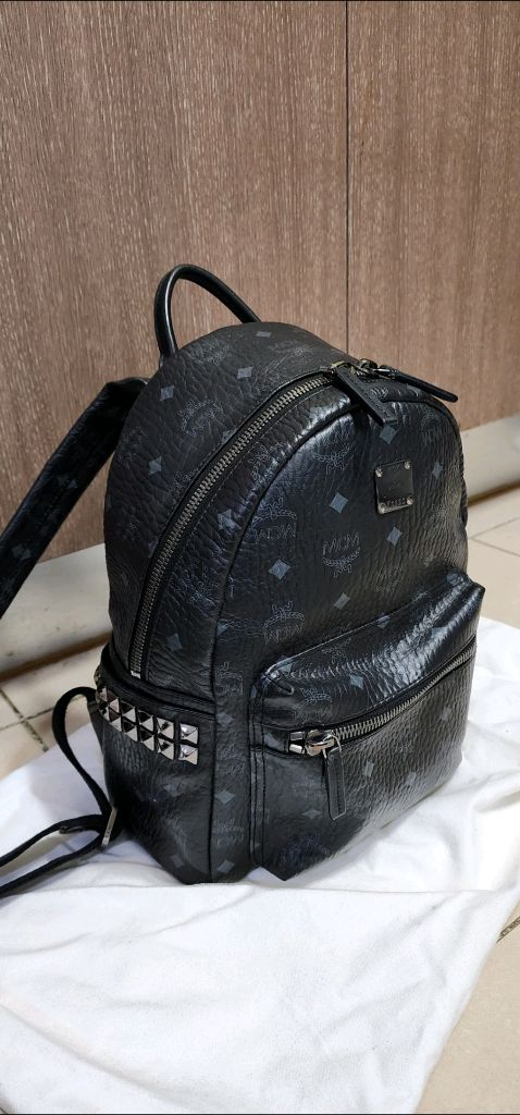 MCM 빅로고 여성 자가드 라지백팩 / 스타크 스몰백팩 이미지