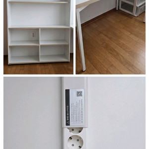 데스커 1200 책상+5단책장 이미지