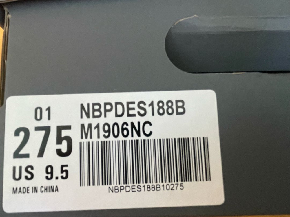 뉴발란스(NB) 신발 M1906NC 앙고라 블루 라구나, 사이즈 275 새제품 판매합니다. 이미지