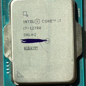 CPU i7-12700 판매 이미지