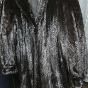 (상태최상)USA MINK world finest 밍크 롱코트 다크브라운 이미지