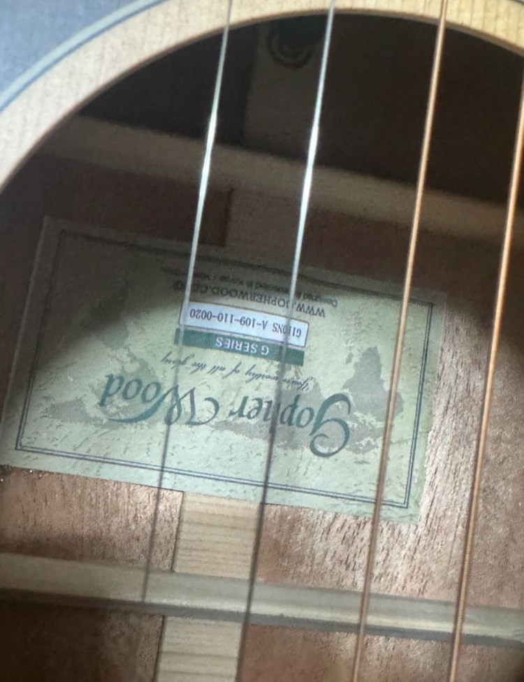 통기타 고퍼우드 g110 이미지