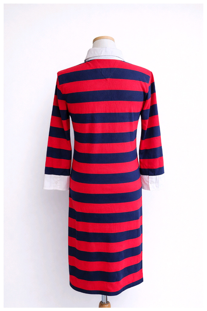 Y2K 타미힐피거클래식Tommy Hilfiger스트라이프 카라 원피스 이미지