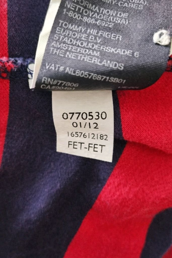 Y2K 타미힐피거클래식Tommy Hilfiger스트라이프 카라 원피스 이미지