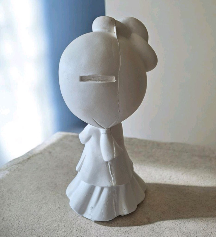 한복소녀 감성 DIY 석고 저금통 세트 이미지