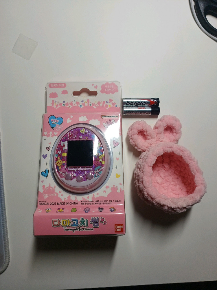 (상태최상) 다마고치 썸 메르헨 핑크 개봉품 팝니다 이미지