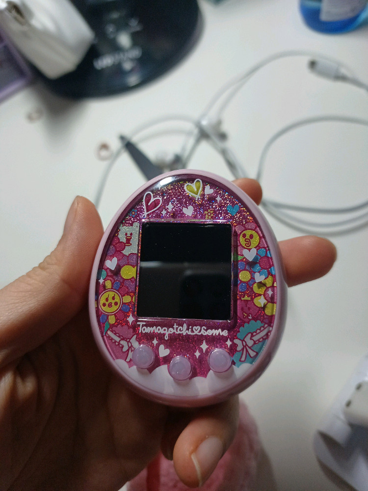 (상태최상) 다마고치 썸 메르헨 핑크 개봉품 팝니다 이미지