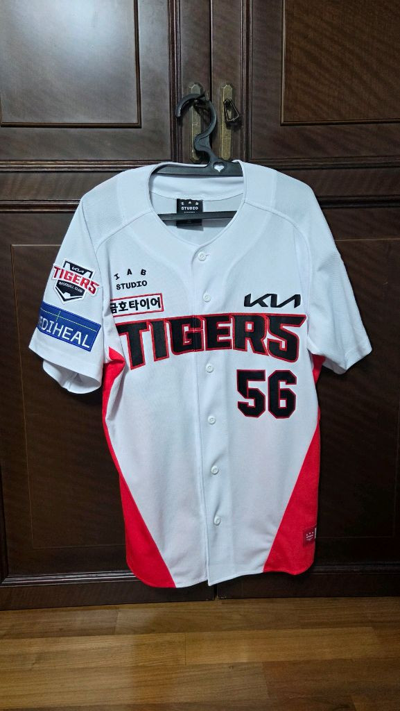 기아타이거즈 어센틱 유니폼 XL 오선우 마킹 이미지