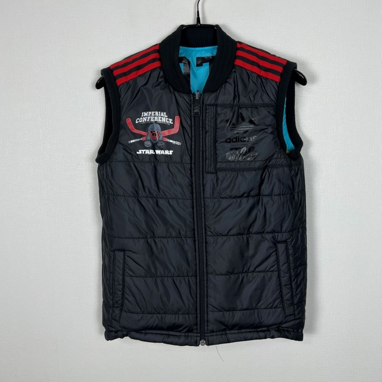 아디다스/양면 스타워즈 패딩 조끼 공용85 S/라덴 이미지