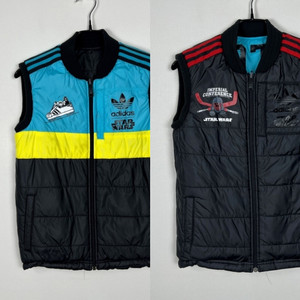 아디다스/양면 스타워즈 패딩 조끼 공용85 S/라덴 이미지