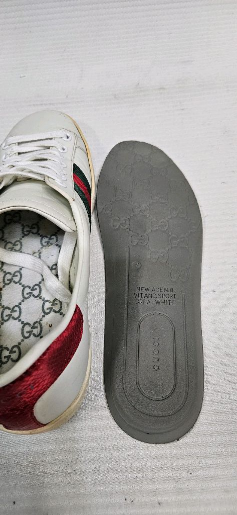 GUCCI 구찌 에이스 꿀벌 자수 스니커즈 8사이즈 270 이미지