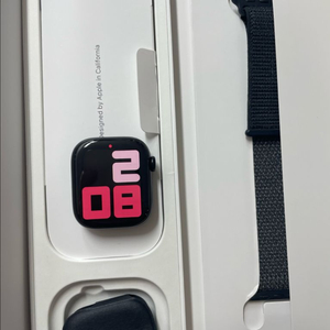 애플워치11 42mm 제트블랙 애플케어+