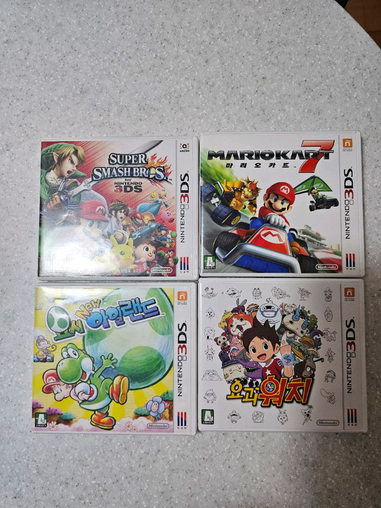 닌텐도3ds 칩4종 일괄 이미지