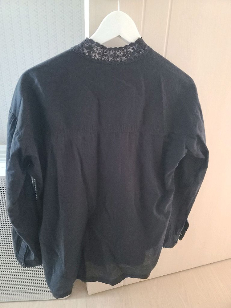 ZADIG&VOLTAIRE 쟈딕앤볼테르 봄여름 레이스 셔츠 블라우스 XS 블랙 자딕 이미지