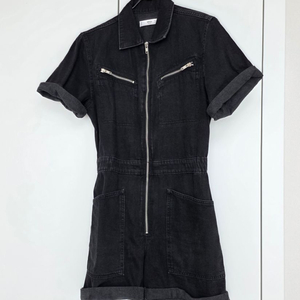 망고 데님 숏 점프수트 새상품급1.0 이미지