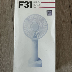 (미개봉) 액센 F31 핸디 선풍기 화이트 판매합니다. 이미지