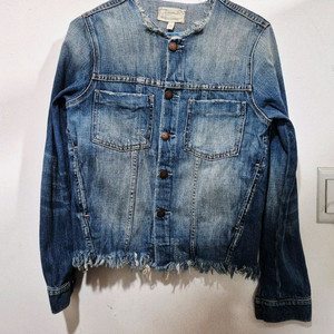 커렌트 엘리엇 CURRENT/ELLIOTT 데님 컷오프 자켓 이미지