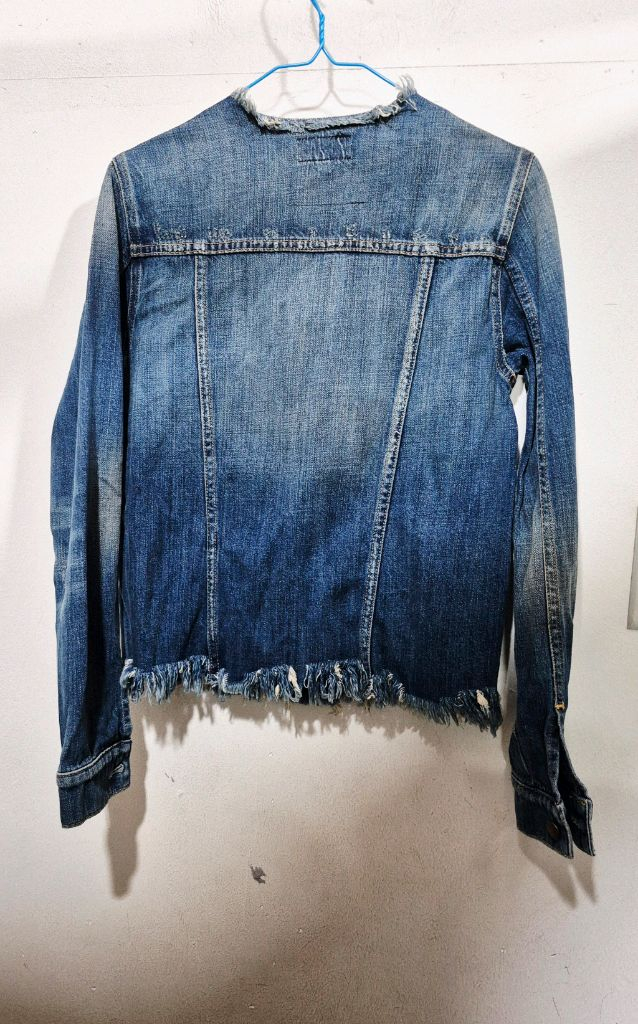 커렌트 엘리엇 CURRENT/ELLIOTT 데님 컷오프 자켓 이미지