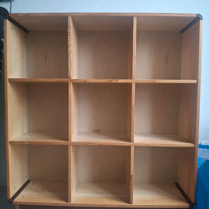 숲소리 원목 9칸 책장 이미지