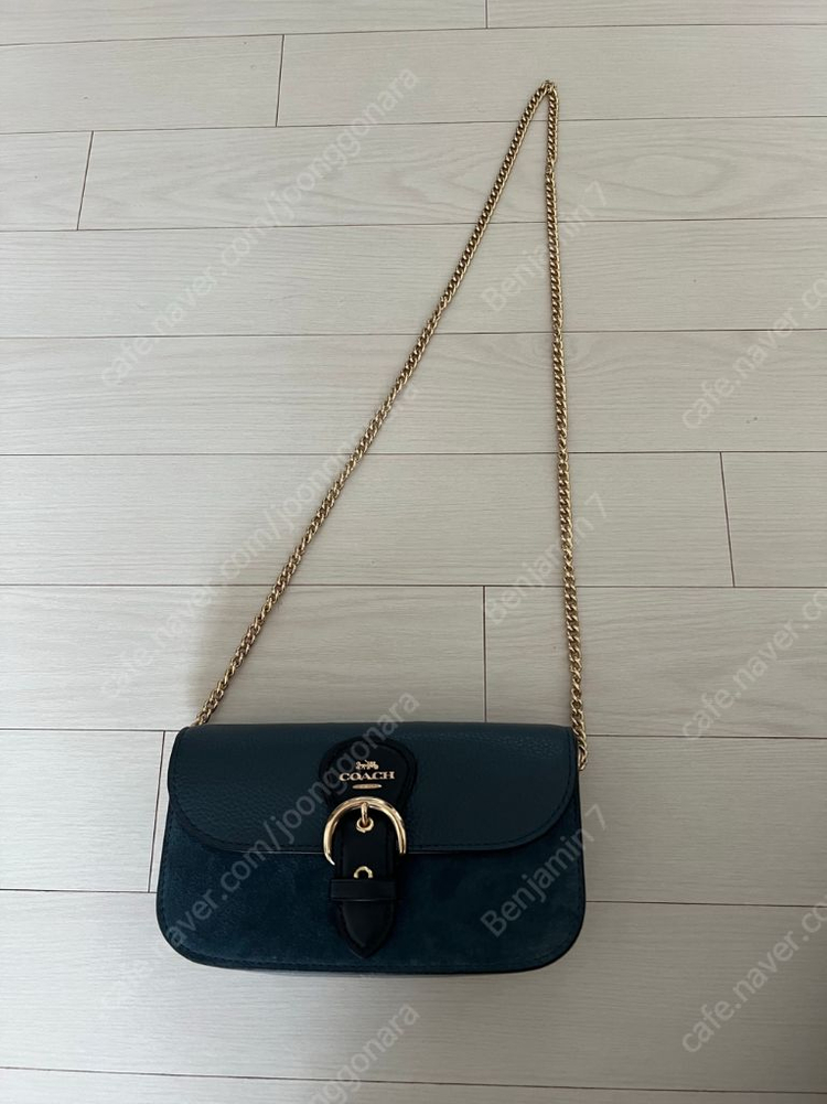 코치 리얼레더 크로스백 새상품 이미지