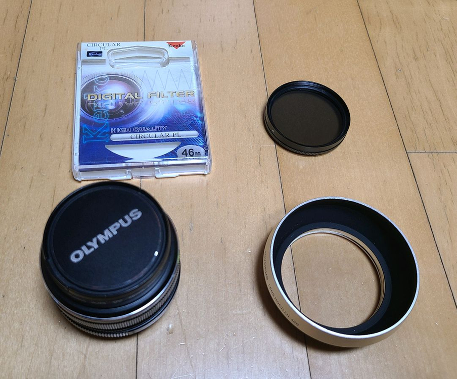 올림푸스 17mm f1.8 17.8 마포 렌즈 + 정품 후드 이미지