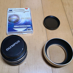 올림푸스 17mm f1.8 17.8 마포 렌즈 + 정품 후드 이미지