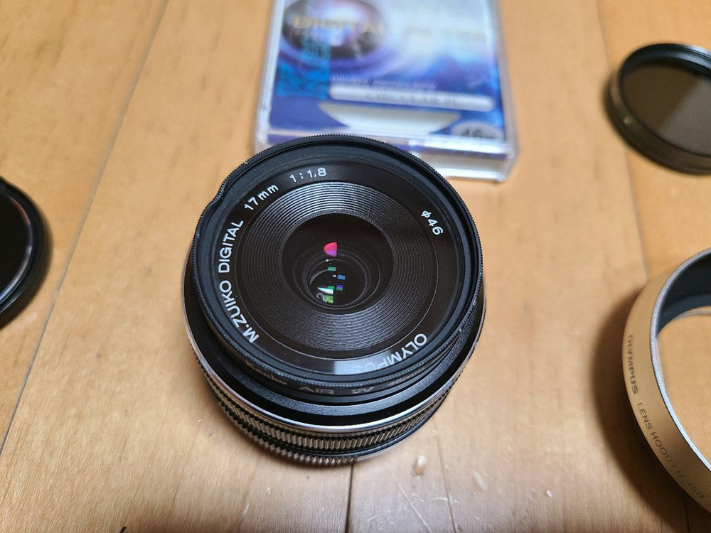 올림푸스 17mm f1.8 17.8 마포 렌즈 + 정품 후드 이미지