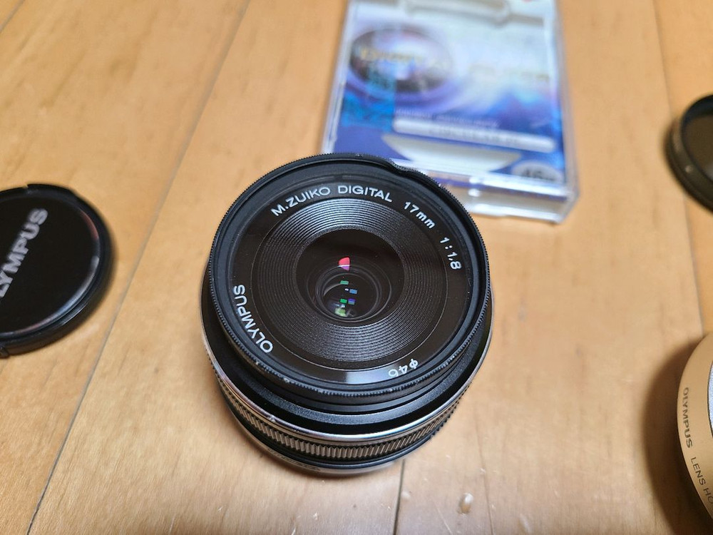 올림푸스 17mm f1.8 17.8 마포 렌즈 + 정품 후드 이미지