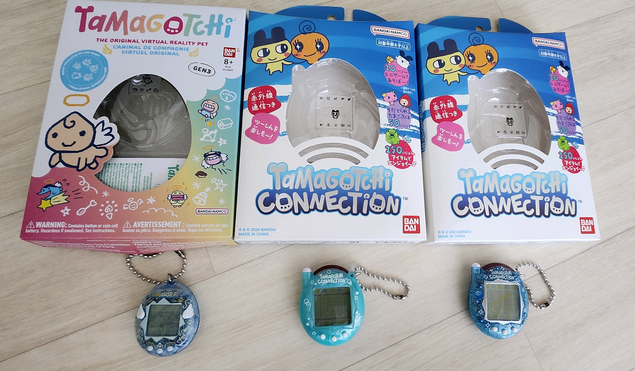 다마고치 커넥션(멜론소다,미즈이로라메),엔젤스카이,엔타마크리스마스 이미지