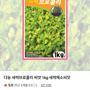 다농 씨앗 브로콜리 1kg 이미지